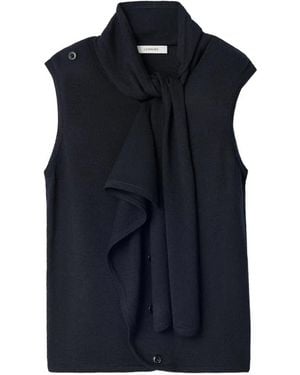 Lemaire Asymmetrical Cardigan - Blue