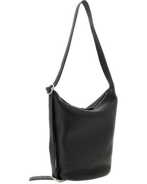 Loewe Metal-Buckle Shoulder Bag - Black