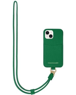 Maison De Sabre Sling Iphone 15 Case - Green