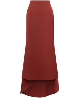 Philosophy Di Lorenzo Serafini Asymmetric Maxi Skirt - Red
