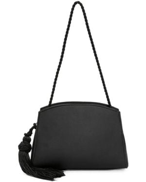 Liffner Bolso De Hombro De Satén Con Detalle De Borlas - Negro