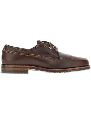 Alden Leather Derby Shoes - Brown