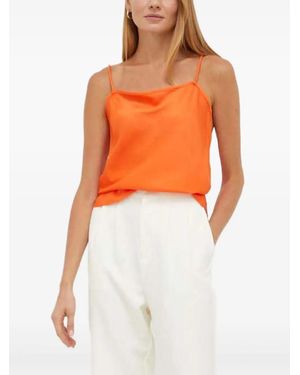 Herskind Haut À Détail Noué Au Dos - Orange