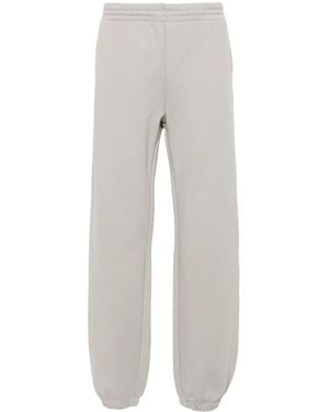1989 STUDIO Logo-Appliqué Cotton Track Trousers - Grey