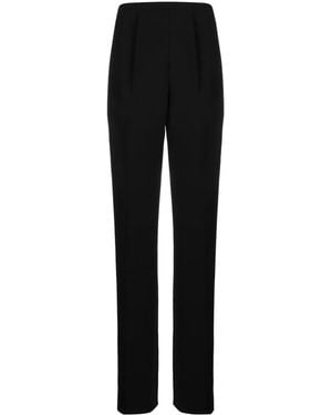 Roland Mouret Cady High-Rise Pleated Trousers - Black