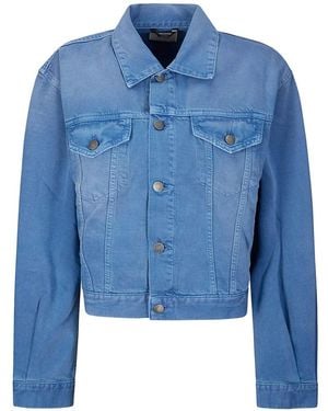 Haikure Simon Buttoned Denim Jacket - Blue