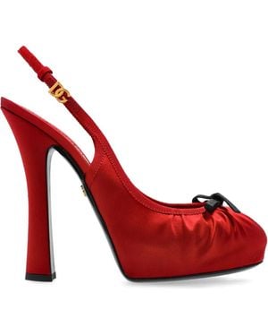 Dolce & Gabbana Ballerina Court Shoes - Red