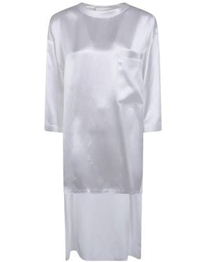 DARKPARK Chest-Pocket Longline T-Shirt - White