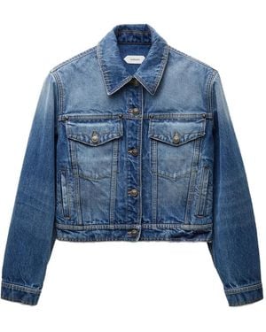 Versace Denim Blouson - Blue