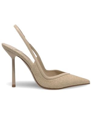 Le Silla Woven Point Toe Court Shoes - White