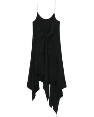 Kiko Kostadinov Twist-Detail Asymmetric Minidress - Black
