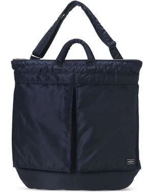 Porter-Yoshida and Co Tanker 2Way Helmet Tote Bag - Blue
