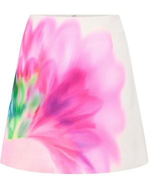 Rebecca Vallance Minifalda Dahlia Blossom - Rosa