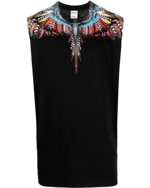 Marcelo Burlon Grizzly Wings タンクトップ - ブラック