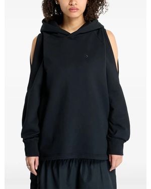 Converse Hoodie À Découpes - Bleu