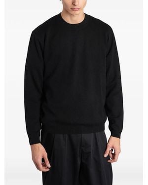 Low Brand K204 Crew-Neck Sweater - Black