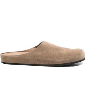 Common Projects Clogs Aus Wildleder - Weiß