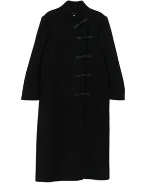 Rohe Band-Collar Toggle Coat - Black