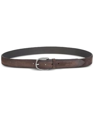 Orciani Textured-Buckle Belt - White
