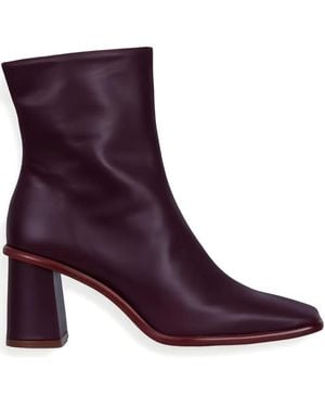 Alohas スクエアトゥ ブーツ - パープル