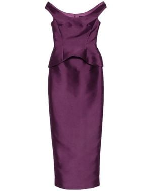 Solace London Pieta Maxi Dress - Purple