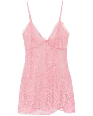 Roberta Einer Fairy Lace Mini Dress - Pink