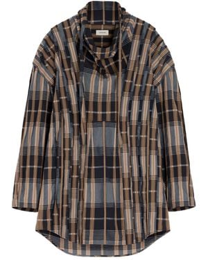 Lemaire Blouse À Rayures - Gris