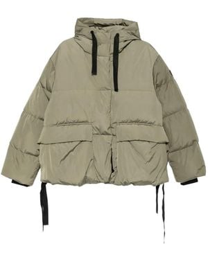 SERGIO MORETTI FIRENZE Hooded Padded Jacket - Natural