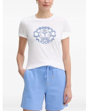 Joop! Tulya T-Shirt Mit Strass - Blau