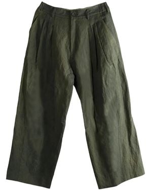 Ziggy Chen Wide-Leg Trousers - Grey