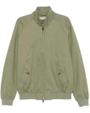 Baracuta Lightweight Stand Collar Jacket - Green