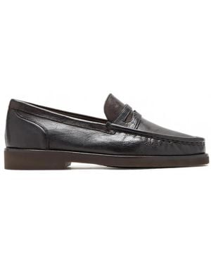 STURLINI FIRENZE Oder Leather Penny Loafers - White