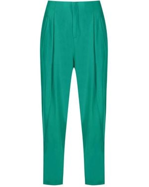 Lenny Niemeyer High-Waisted Tapered Trousers - Green