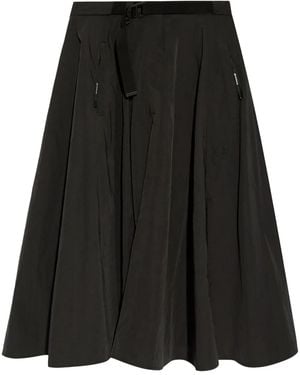 Moncler Skirt With Belt - Black
