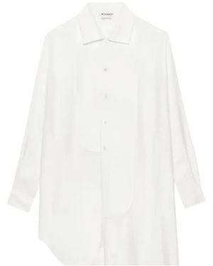 JW Anderson Asymmetric Midi Shirt Dress - White