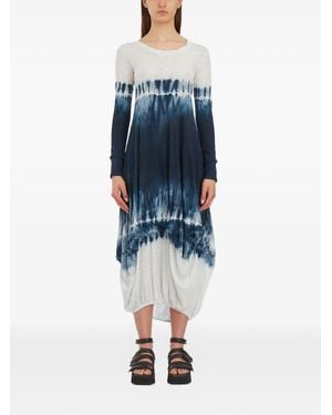 Gilda Midani Tie-Dye Midi Dress - Blue