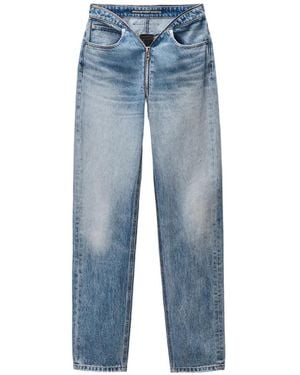 Alexander Wang Zip V-Waist Jeans - Blue