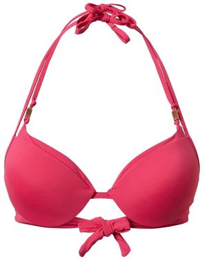 Twinset Push-Up Trompe L'Oeil Bikini Top - Red