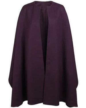 Valentino Garavani Belted Cape - Purple