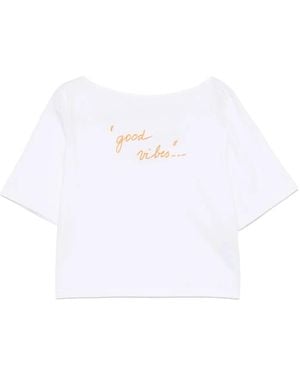 agnès b. Graphic-Print T-Shirt - White