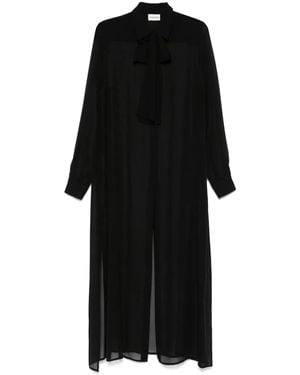 P.A.R.O.S.H. Silk Shirt - Black