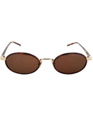 Chimi Lea Oval-Frame Sunglasses - Brown
