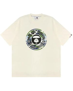 Aape By A Bathing Ape Printed T-Shirt - White