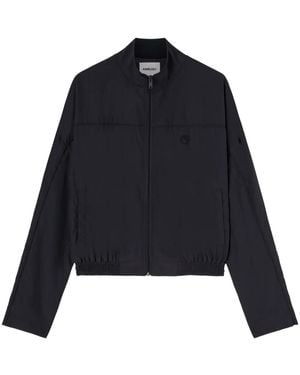 Ambush Logo-Embroidered Track Jacket - Blue