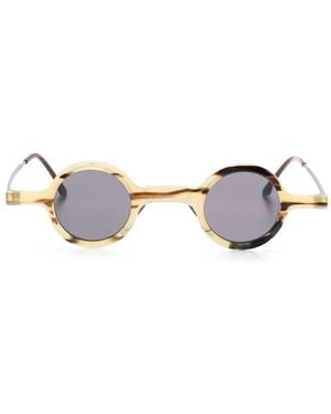 Rigards Round-Frame Sunglasses - Yellow