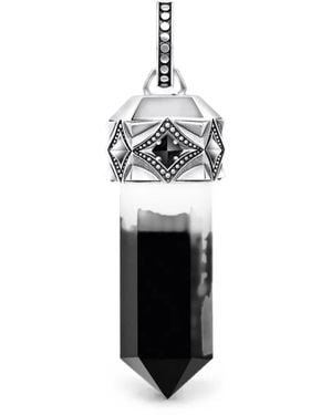 Thomas Sabo Colgante Con Ónix Y Cristales - Blanco