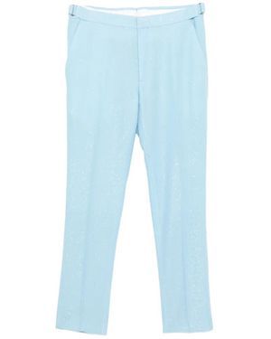 Tom Ford Sequinned Bouclé Trousers - Blue