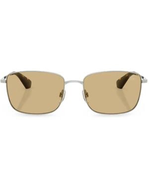 Burberry Rectangle-Frame Sunglasses - Metallic