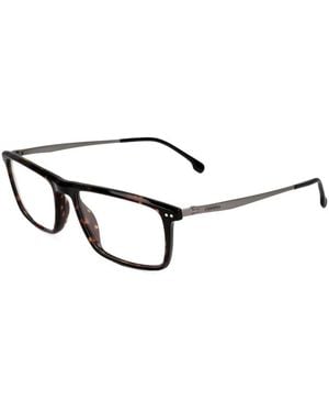 Carrera Tortoiseshell-Effect Rectangle-Frame Glasses - White