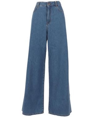 Weekend by Maxmara Pants Denim - Blue